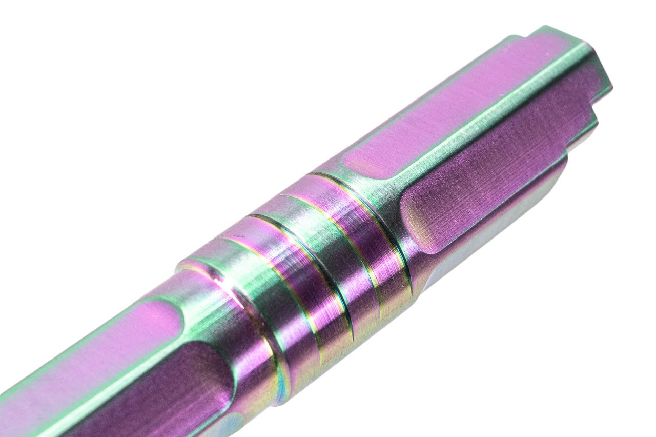 5KU Stainless 5.1" Hexagon Outer Barrel For Marui TM Hi-Capa 5.1 GBBP Series -Silver