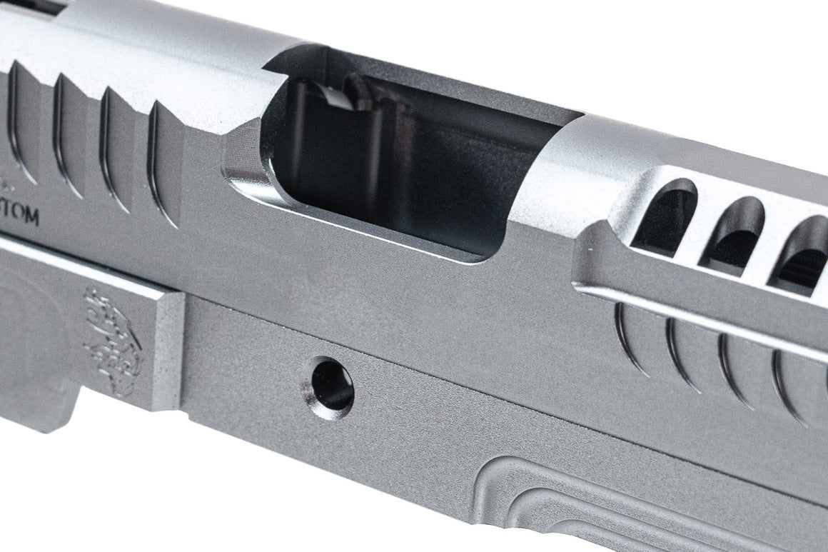 5KU CNC Aluminum Limcat Style Custom 4.3" Slide Set For Marui TM Hi-Capa 4.3 GBBP Series -Grey