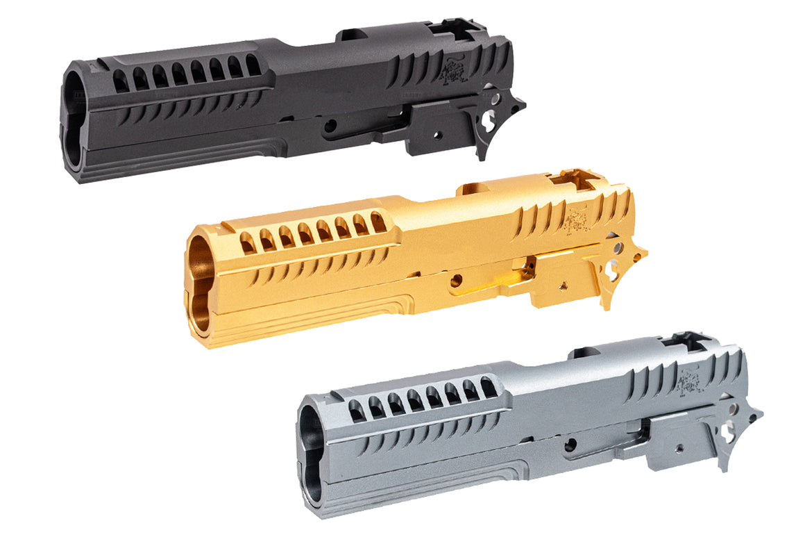 5KU CNC Aluminum Limcat Style Custom 4.3" Slide Set For Marui TM Hi-Capa 4.3 GBBP Series -Grey