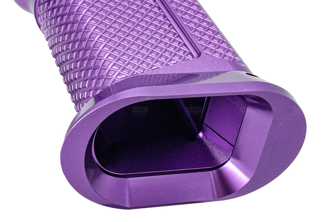 5KU CNC Aluminum Type 10 Grip For Marui TM Hi-Capa GBBP Series -Silver