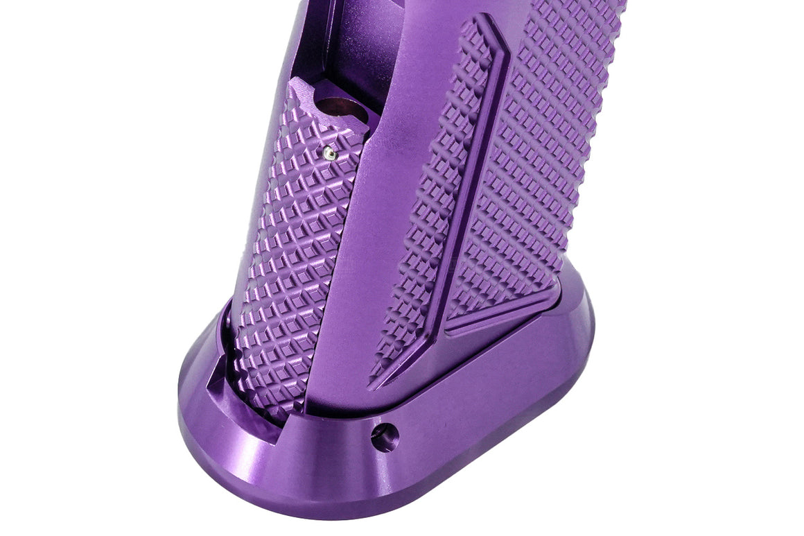 5KU CNC Aluminum Type 10 Grip For Marui TM Hi-Capa GBBP Series -Silver