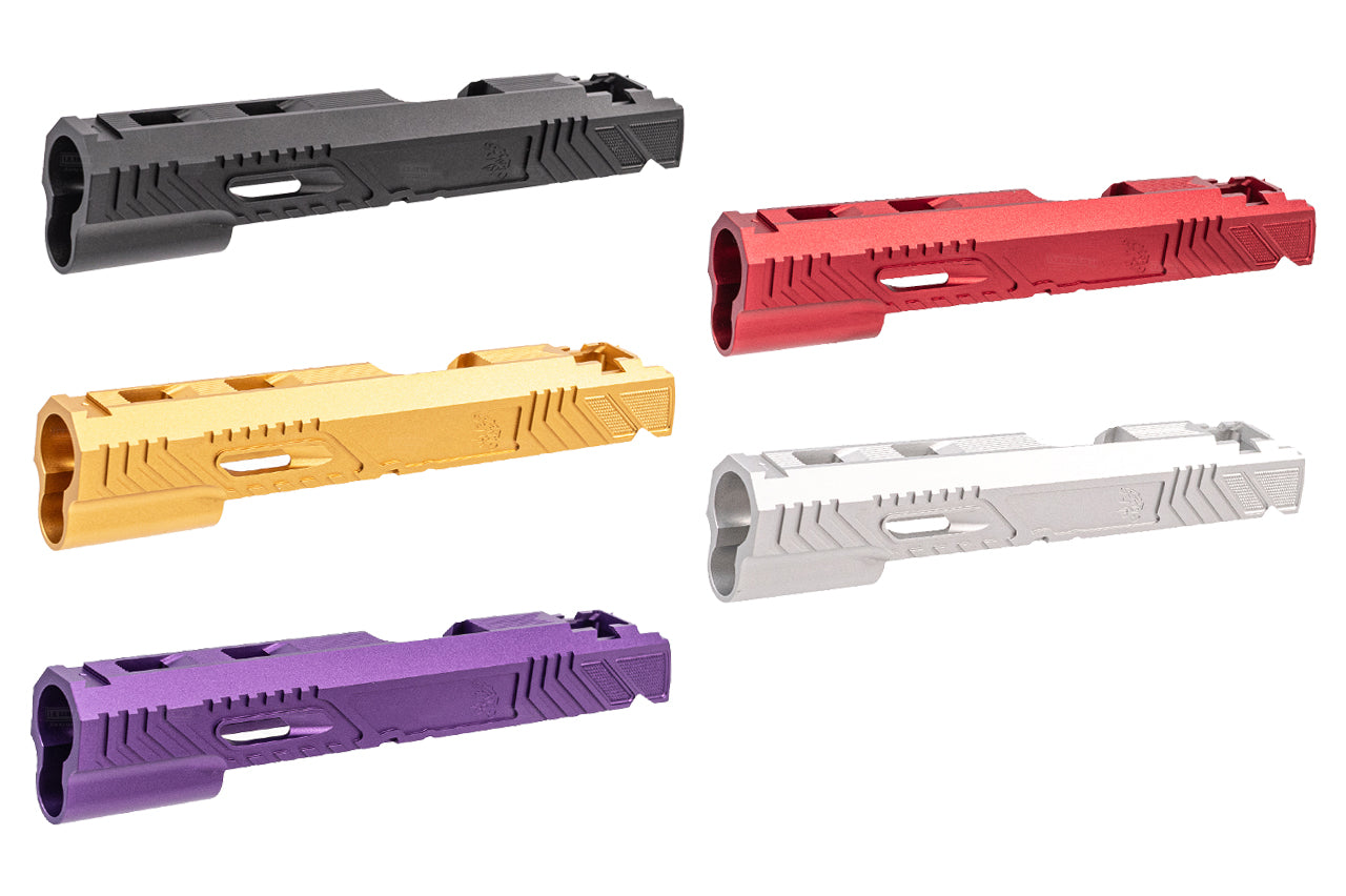 5KU CNC Aluminum Limcat Style WildCat Slide For Marui TM Hi-Capa GBBP Series -Silver