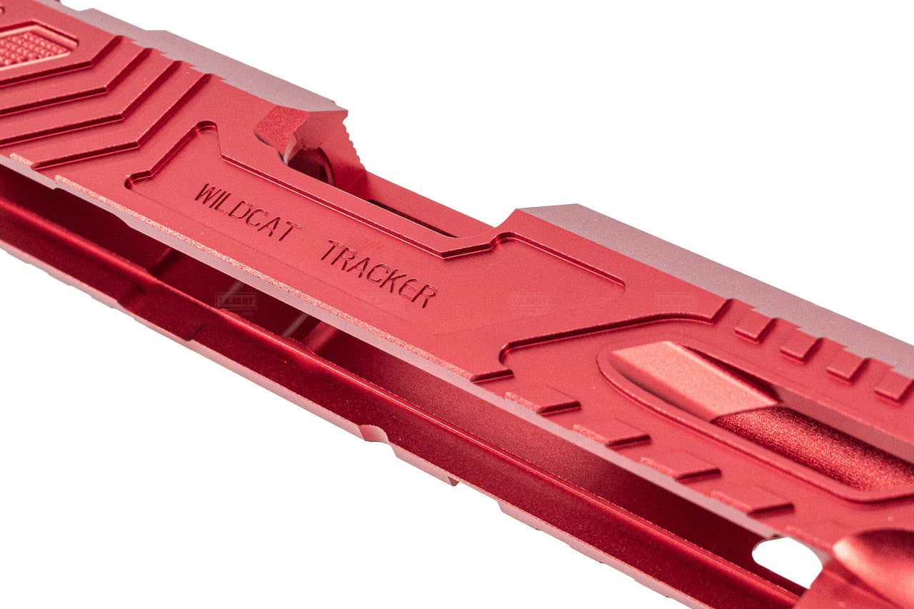 5KU CNC Aluminum Limcat Style WildCat Slide For Marui TM Hi-Capa GBBP Series -Silver