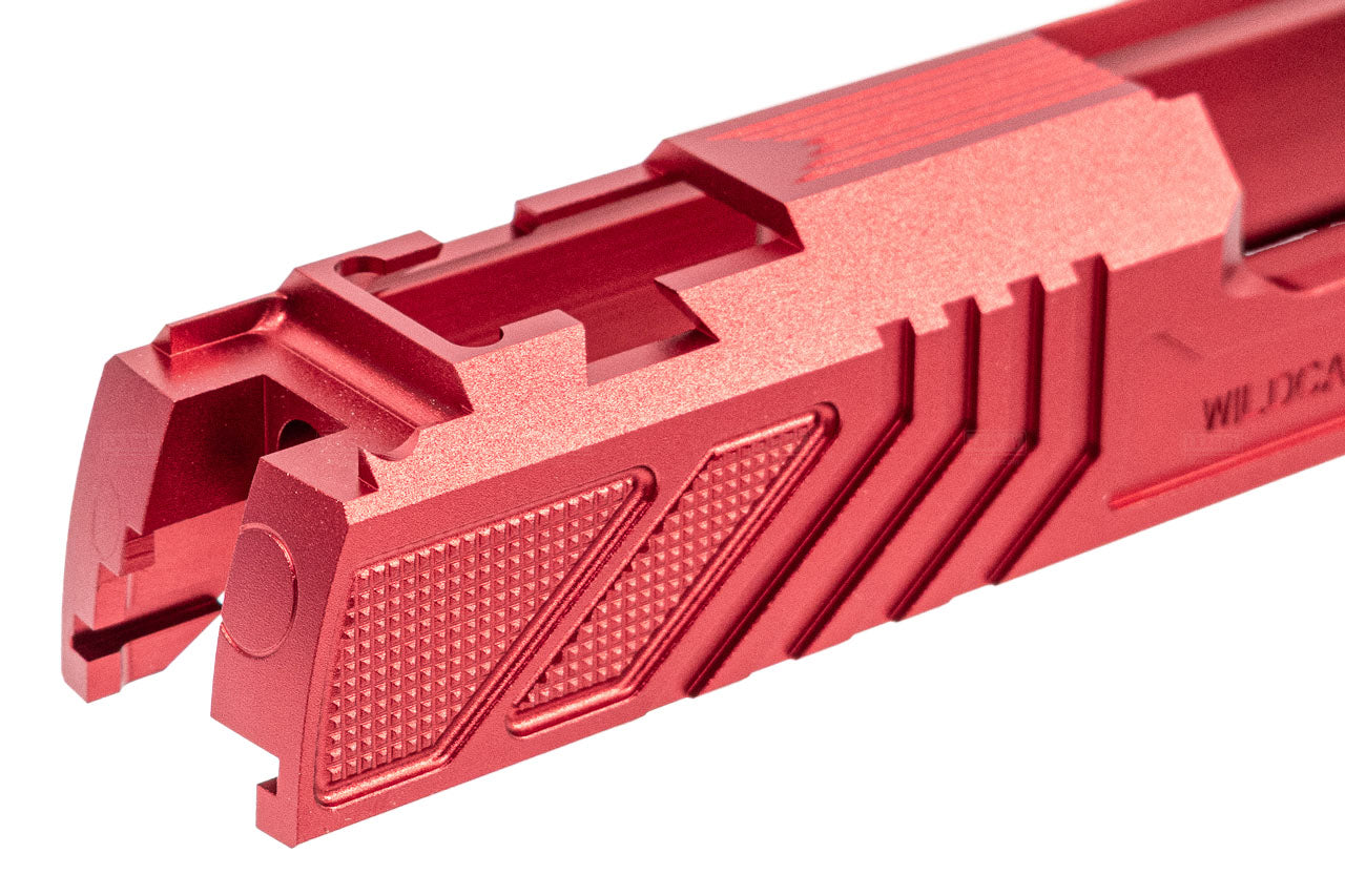 5KU CNC Aluminum Limcat Style WildCat Slide For Marui TM Hi-Capa GBBP Series -Silver