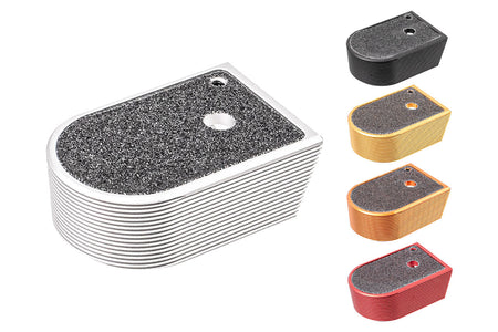 5KU Aluminum Sand Paper Type 2 Magbase For KJ Shadow 2 GBBP-Silver