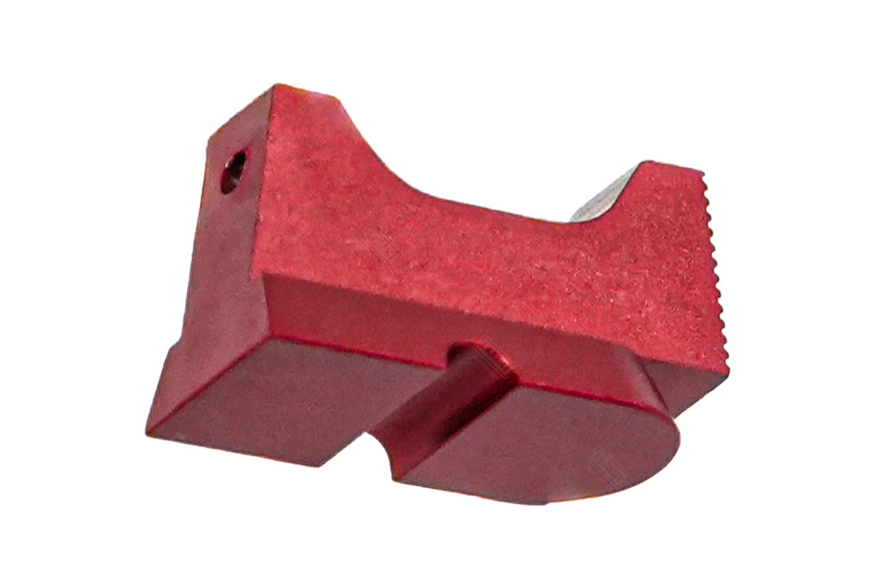 5KU CNC Aluminum Fiber Front & Rear Sight Set For KJ Shadow 2 GBBP Series -Silver