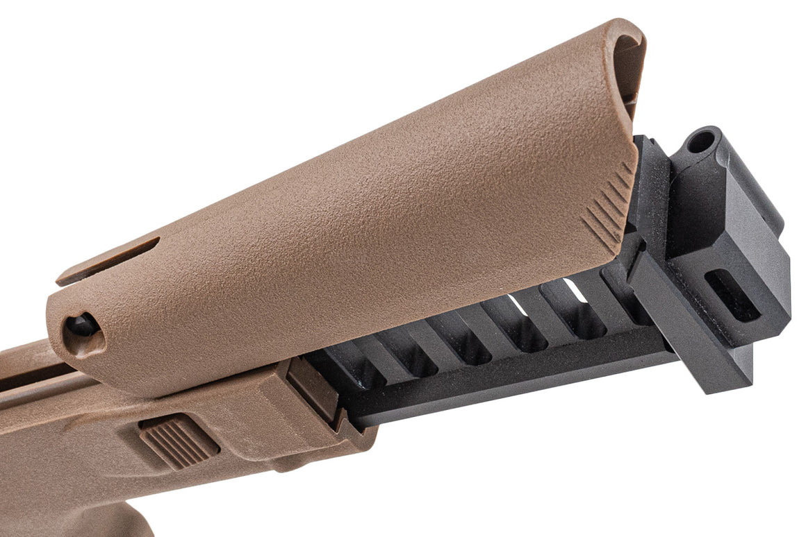 5KU ACR Style Adjustable Folding Stock For Marui TM SAIGA-12K GBB Series-Tan