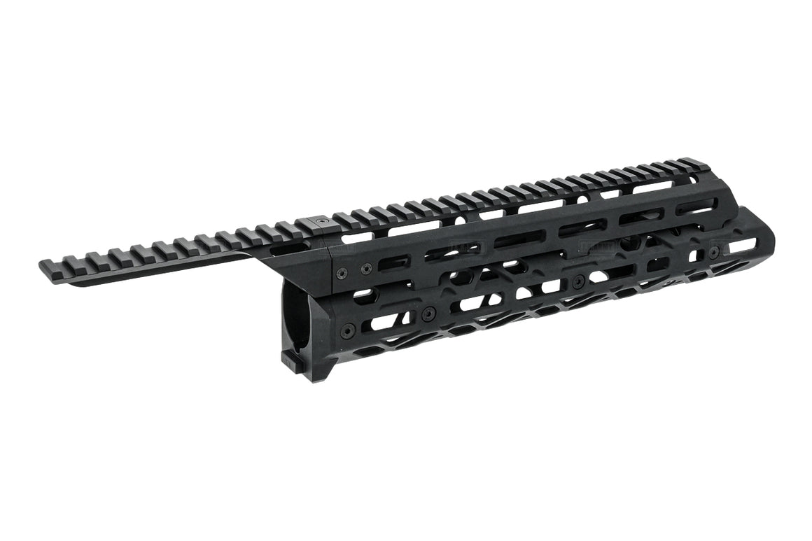 5KU CNC Aluminum Long M-LOK Handguard For Marui TM SAIGA 12K GBB