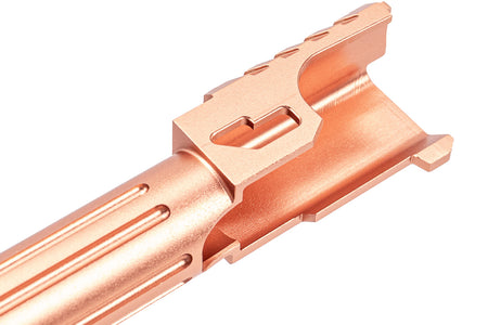 5KU CNC Aluminum BRA Style Outer Barrel For Marui TM G19 Gen3 GBBR Series -Titanium Grey