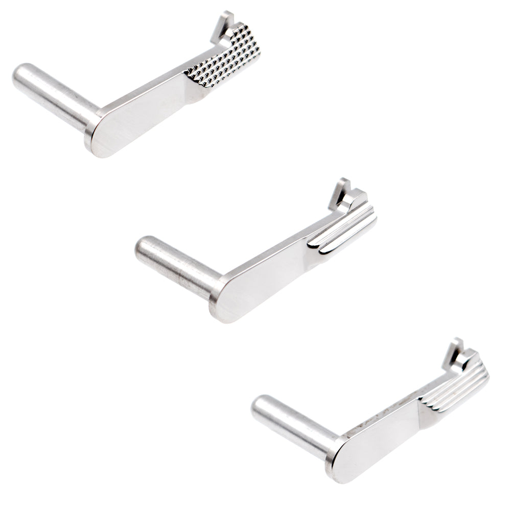 5KU Stainless Steel Slide Stop For Tokyo Marui TM Hi-Capa GBB Pistol Series ( Silver )-Type 504