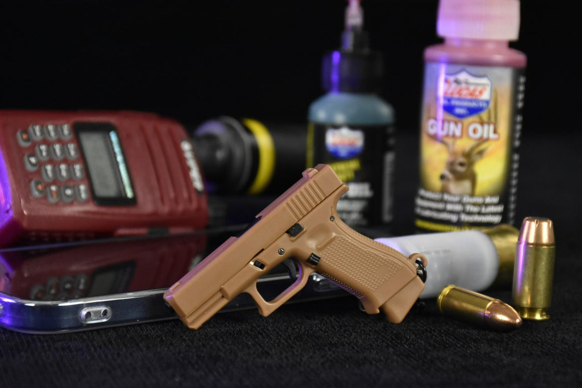 G19X / G45 Dummy ABS Keychain-G45 Style-Black