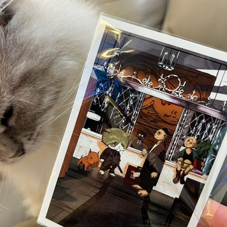 J.K.ARMY Prozi John Cat & Léon Style Postcard ( Free Shipping ) #jkarmycat #jkarmymeow #jkmeow #johnwick