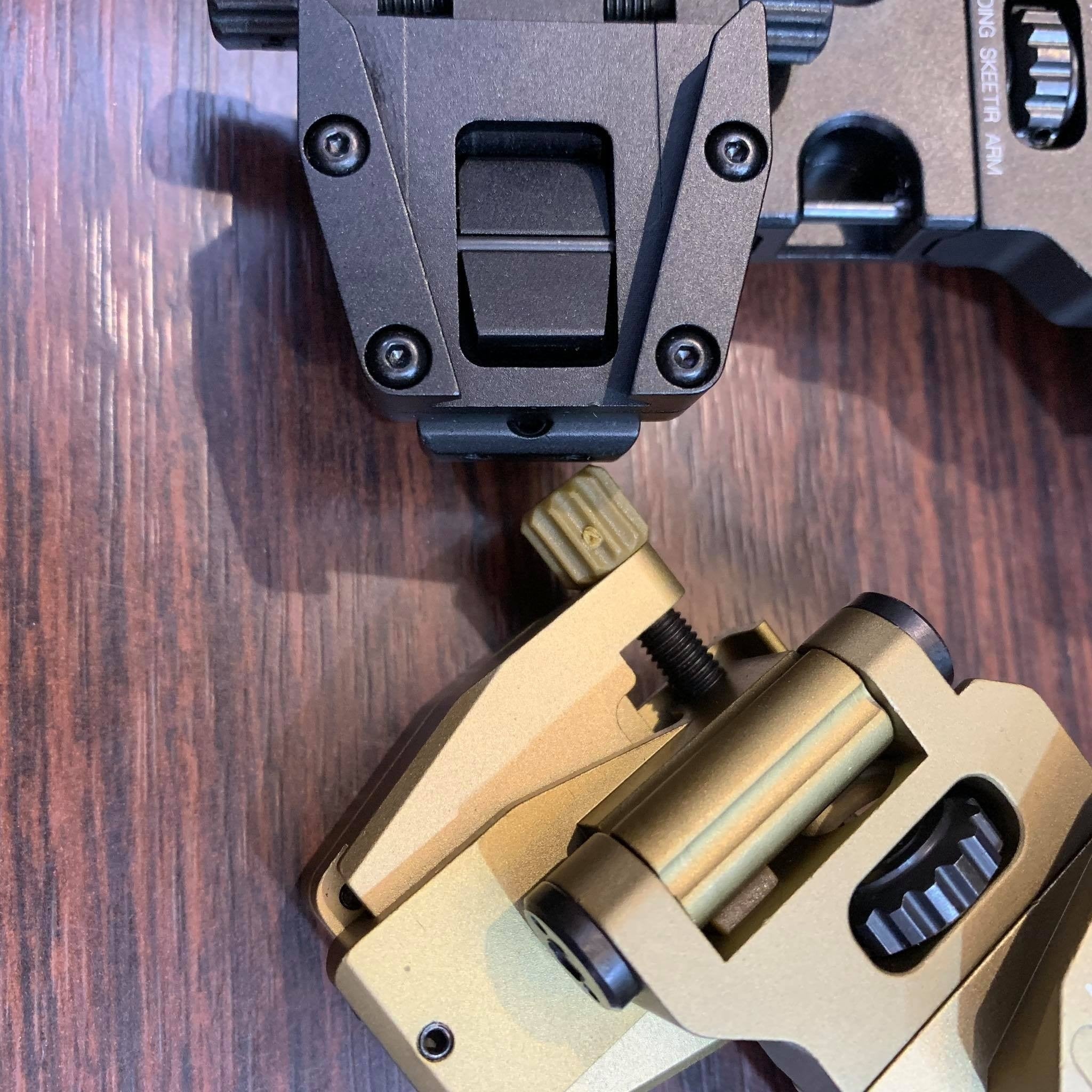 MF Binocular Bridge Twin PVS 14 NVG Mount ( Aluminum Ver. )-Silver