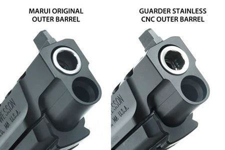 Guarder 9MM Stainless Outer Barrel for Tokyo Marui TM M&P9L