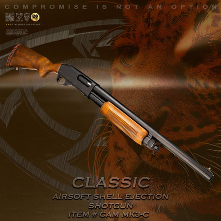 APS Cartridge CAM MKIII Classic Airsoft Shell Ejection Pump Action Shotgun ( CAM870 MK3 MKIII Design )