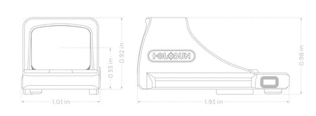 HOLOSUN SCS VP9 Reflex Green Dot Sight ( 2 MOA Dot & 32 MOA Circle )