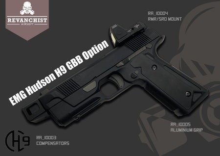 Revanchist Airsoft Aluminum Grip For EMG H9 Airsoft GBB Pistols