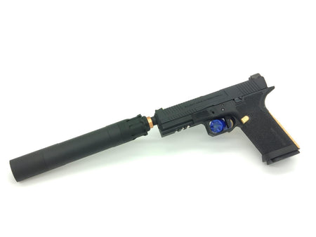 RGW OBS Style 45 Dummy Barrel Extension 14mm CCW BK