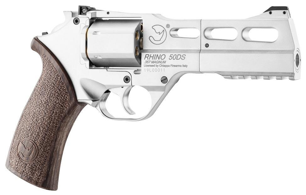 BO Chiappa Rhino 50DS .357 Magnum CO2 Revolver ( Silver )