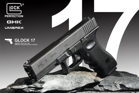 Umarex Glock 17 Gen 3 GBB Pistol Airsoft ( by GHK ) ( G17 Gen 3 ) ( Steel Slide with CNC Process )