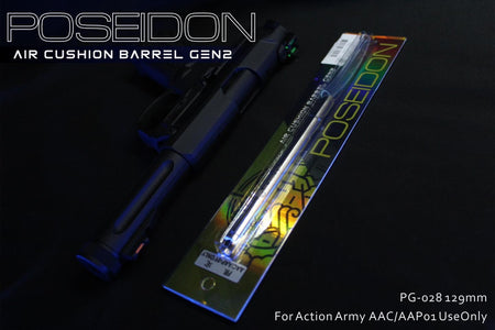 Poseidon Air Cushion Pistol Barrel 6.03 129mm ( For Action Army AAC / AAP01 , Marui / WE ) ( Hop Up Rubber Not included )