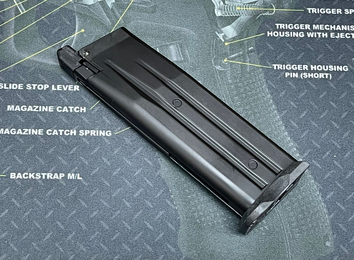 Nova ST* Style ( C2 Compact Size 126mm ) 24 Rds Magazine for Marui TM Hi-Capa GBBP Series ( Black )