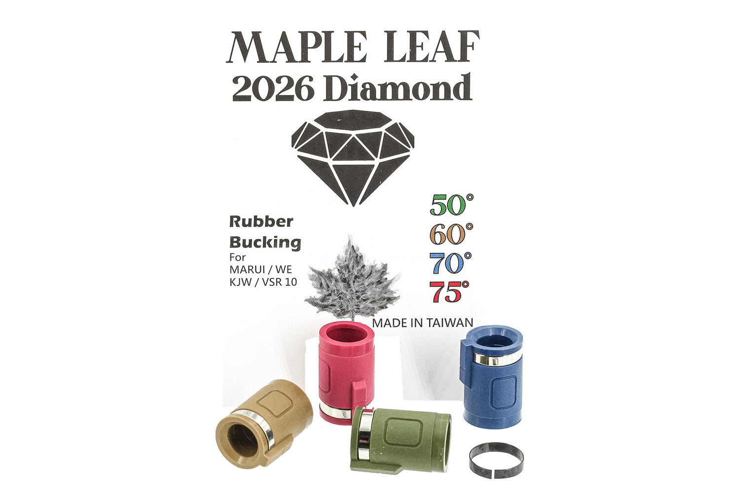 Maple Leaf 2026 Diamond Hop Up Rubber Bucking For Marui TM / WE