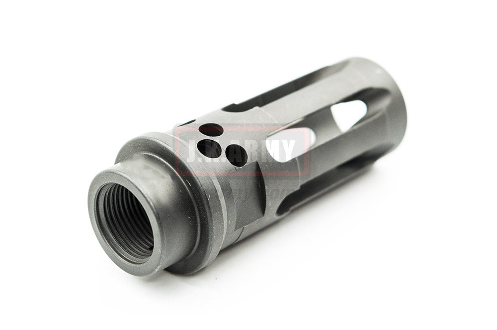 Airsoft Artisan SF Style W Comp Flash Hider 14mm CCW ( BK )