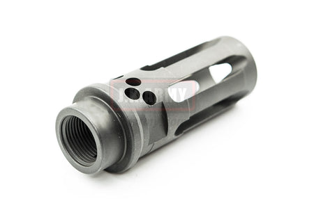 Airsoft Artisan SF Style W Comp Flash Hider 14mm CCW ( BK )