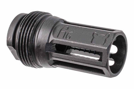 Artisan PIG Style 14mm CCW Steel Flash Hider For CG SGI-6 Style Barrel Extension