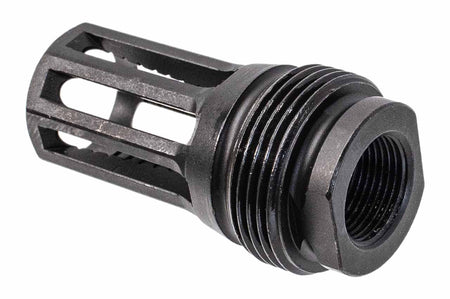 Artisan PIG Style 14mm CCW Steel Flash Hider For CG SGI-6 Style Barrel Extension