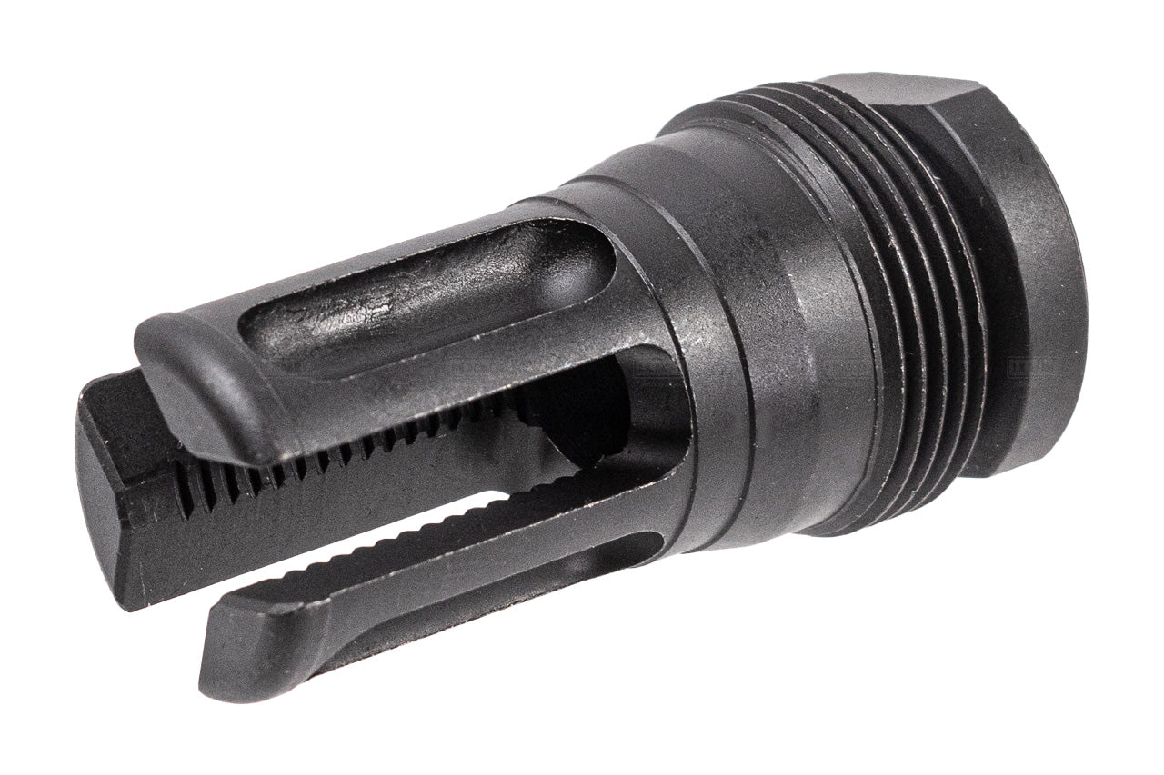 Airsoft Artisan Steel 3 Prong Flash Hider For REX Style Airsoft Barrel Extension