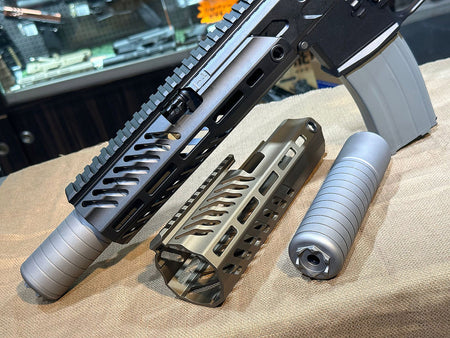 Artisan Rattler SD Handguard Rail Set For SIG AIR / VFC MCX AEG / APFG MCX GBB ( Desert Dirt Color )