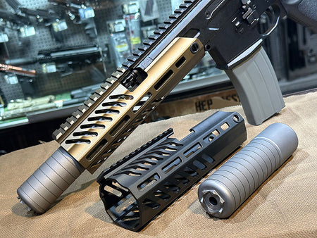 Artisan Rattler SD Handguard Rail Set For SIG AIR / VFC MCX AEG / APFG MCX GBB ( Desert Dirt Color )