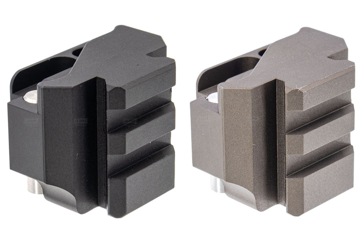 Artisan M1913 20mm Rail Stock Adapter For KSC / KWA MP9, TP9 ( Black / DE )-KWA-Black