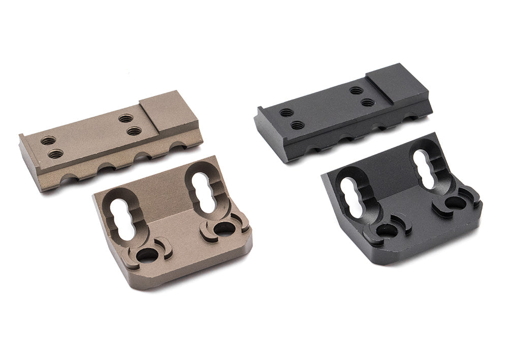 ARTISAN M-Lok 45 Degree Angle Light Mount for SF M300 / M600 Flashlight ( Black / DE )-Dark Earth ( DE )