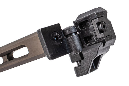 Artisan Folding Mini Plus Stock for Airsoft MCX / M1913 20mm Rail ( Type A ) ( Black / DE )-Dark Earth ( DE )