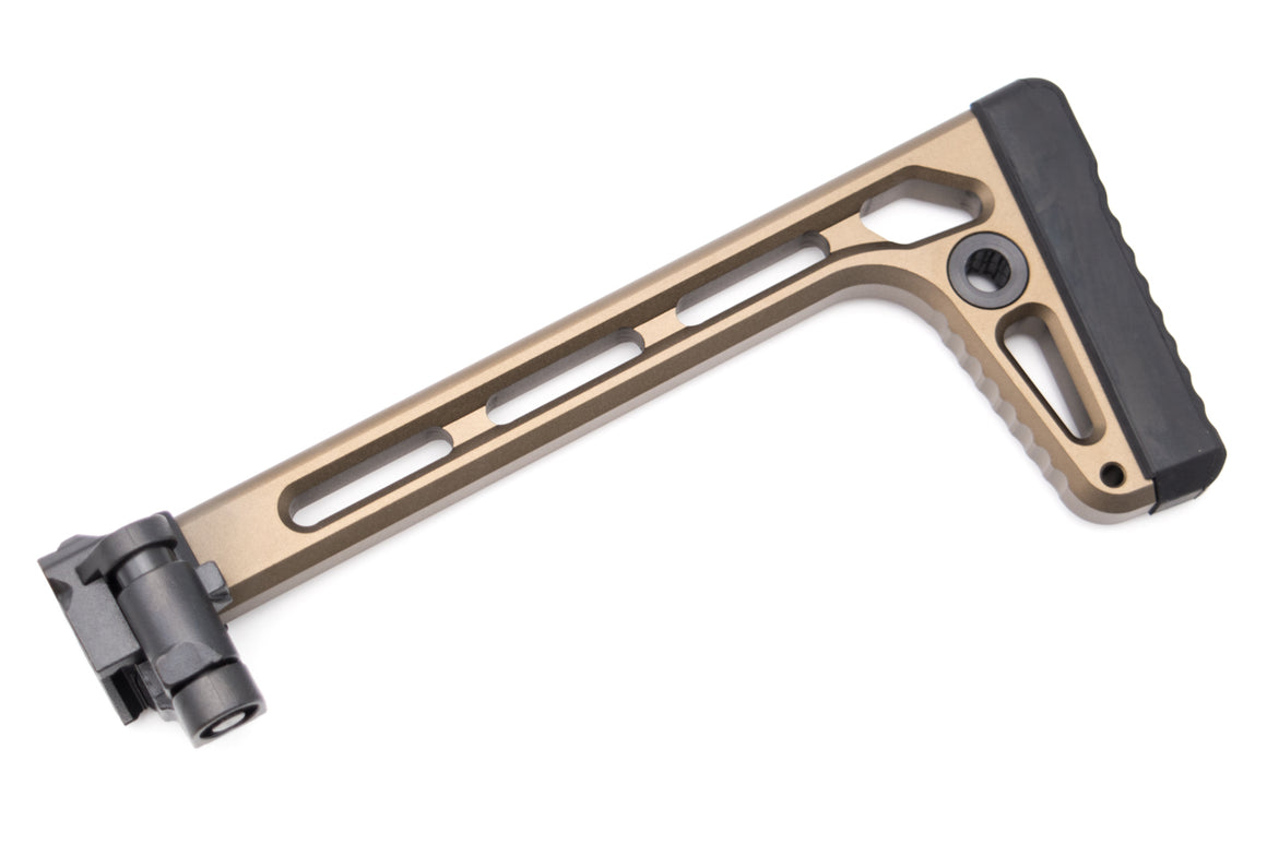 Artisan Folding Mini Stock for Airsoft MCX / M1913 20mm Rail ( DE )