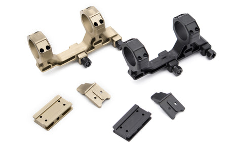 ARTISAN BO Style 30mm Modular Scope Mount for 1913 20mm Rail System with T1 / T2 Adapter / RMR Adapter-with T1/T2 Adapter-Black