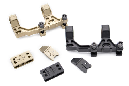 ARTISAN BO Style 30mm Modular Scope Mount for 1913 20mm Rail System with T1 / T2 Adapter / RMR Adapter-with T1/T2 Adapter-Black