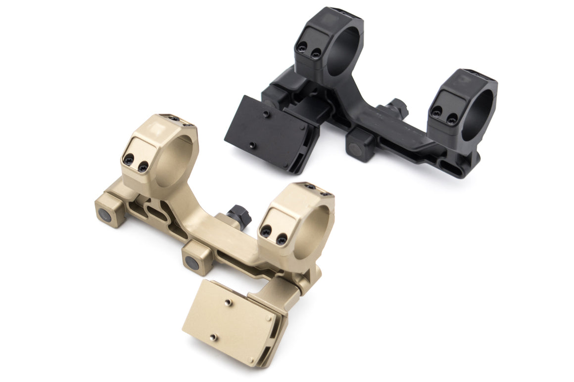 ARTISAN BO Style 30mm Modular Scope Mount for 1913 20mm Rail System with T1 / T2 Adapter / RMR Adapter-with T1/T2 Adapter-Black