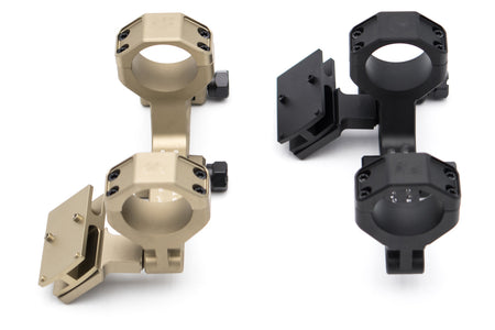 ARTISAN BO Style 30mm Modular Scope Mount for 1913 20mm Rail System with T1 / T2 Adapter / RMR Adapter-with T1/T2 Adapter-Black