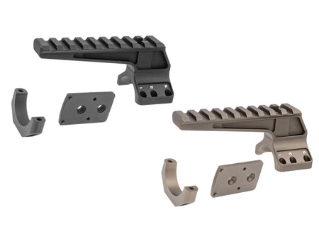 Artisan BO Style One Accessory Ring Cap with Rail / RMR Adapter For AA-PART-22 / AA-PART-31-Dark Earth ( DE )