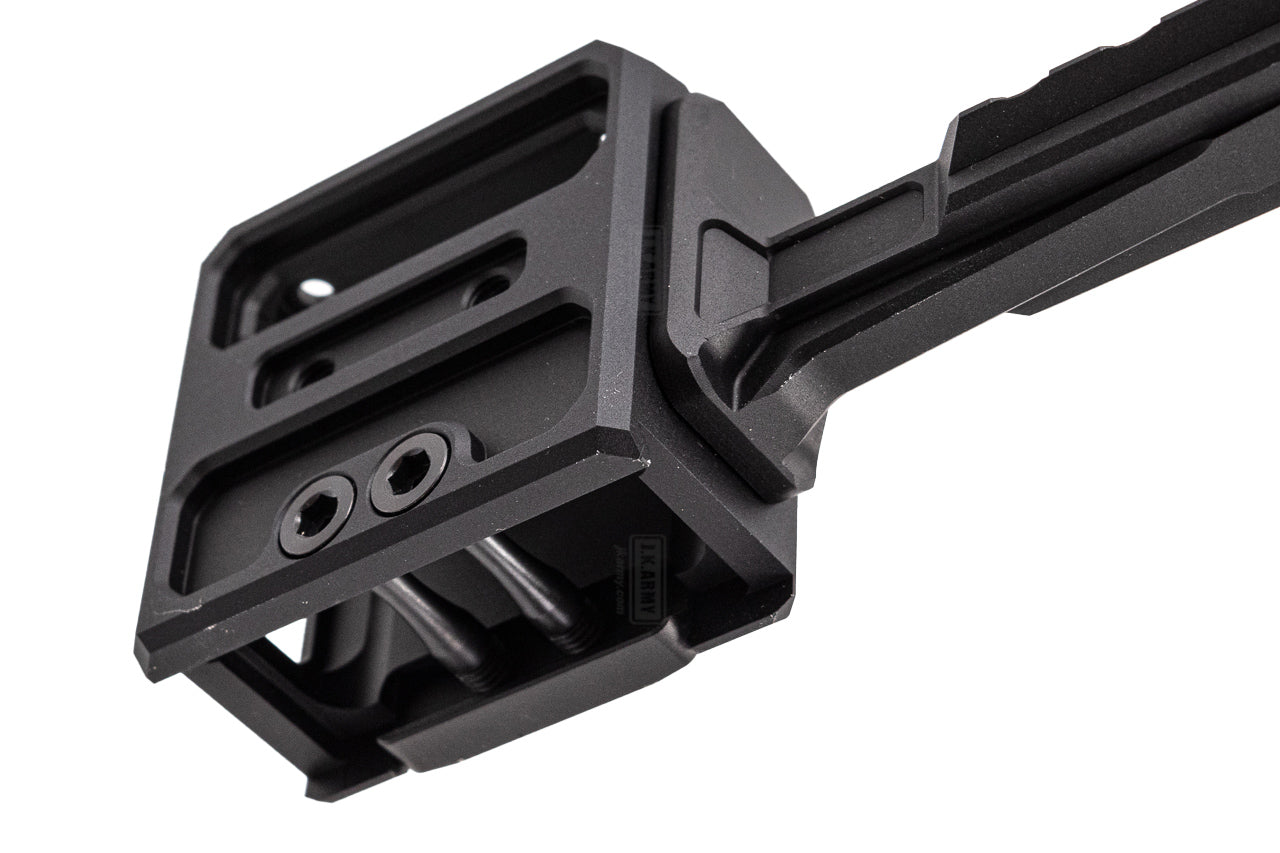 Airsoft Artisan T1 / T2 High Riser Mount with Front Riser Rail -FDE