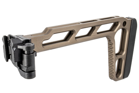 Artisan Light Weight Folding Style Stock for MCX / M1913 20mm Rail ( Black / DE )-Dark Earth ( DE )