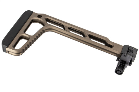 Artisan Light Weight Folding Style Stock for MCX / M1913 20mm Rail ( Black / DE )-Dark Earth ( DE )