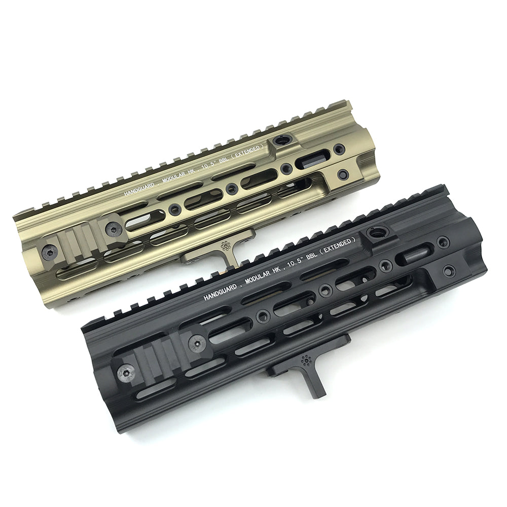 Artisan G Style SMR 416 10.5 inch Handguard Rail for Airsoft AEG / GBB / PTW / MWS / EBB ( BK / DE )-EBB-Black