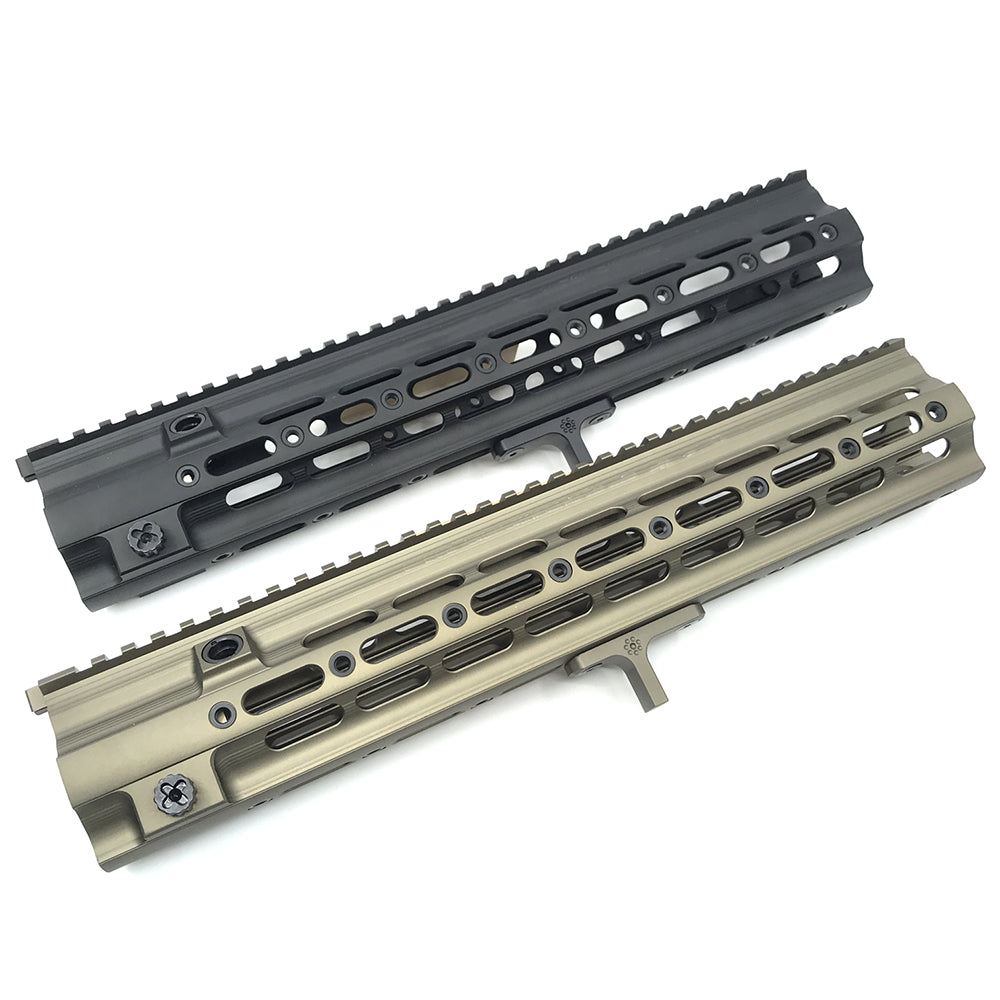 Artisan G Style SMR 416 14.5 inch Long Ver. Handguard Rail for Airsoft AEG / GBB / PTW / MWS / EBB ( BK / DE )-EBB-Black