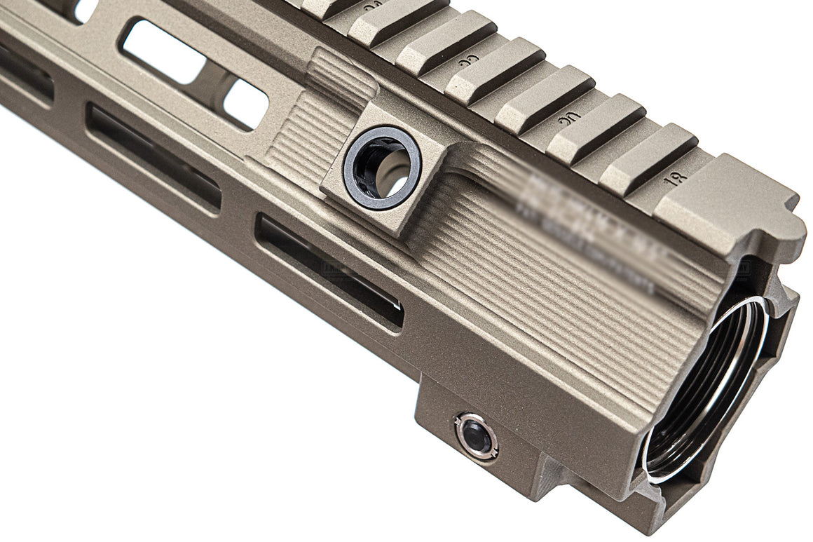 Artisan MK15 416 Style 9.5 inch M-LOK Handguard Rail for Airsoft AEG / GBB / EBB ( Black / DDC )-AEG / GBB-Black