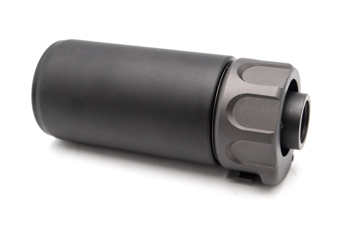 Artisan SF Style Muzzle Break with W Style Comp Flash Hider ( Black / Dark Earth ) ( 14mm CCW )-Dark Earth ( DE )